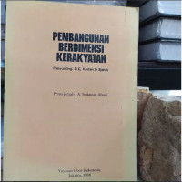 Image of Pembangunan berdimensi kerakyatan