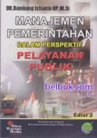 Image of Manajemen Pemerintahan dalam Perspektif Pelayanan Publik