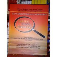 Image of Acuan Normatif Penelitian Untuk Penulisan Skripsi, Tesis, Dan Disertasi