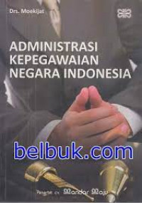 Image of Administrasi kepegawaian negara Indonesia